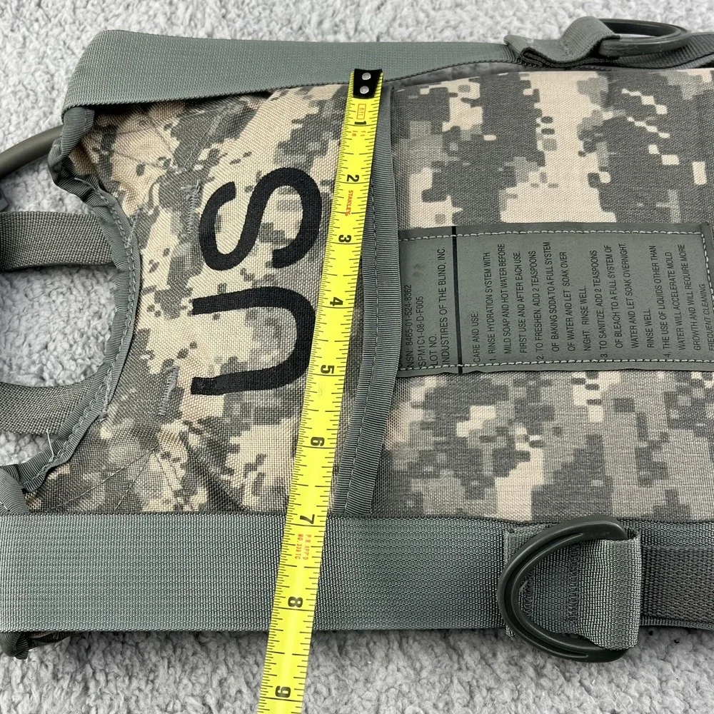 US Army Molle II Hydration System Carrier Water Military Digital Camo Backpack‎